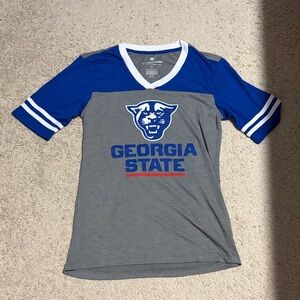 Blue and Gray Georgia State Jersey